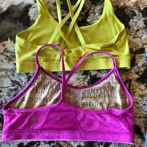 Lululemon sports bras